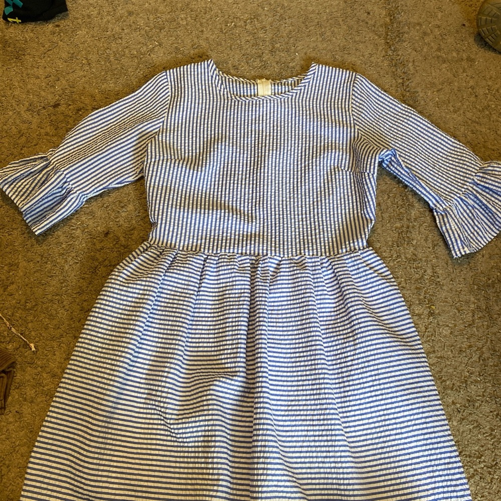 Midi striped dress
